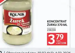 Selgros Rolnik Zurek oferta