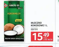 Selgros AROY-D Mleczko kokosowe oferta