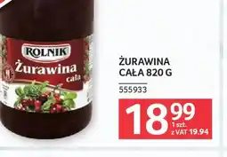 Selgros Rolnik Zurawina cała oferta