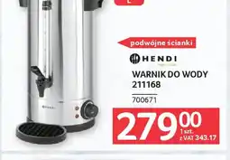 Selgros Hendi Warnik do wody 21116B oferta
