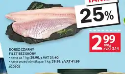 Selgros Dorsz czarny filet bez skóry oferta