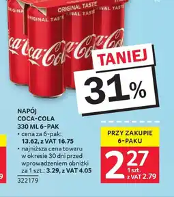 Selgros Napój Coca-Cola oferta