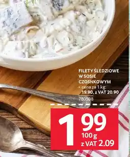 Selgros Filety śledziowe w sosie czosnkowym oferta