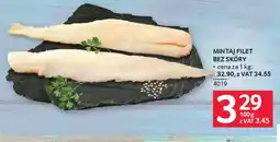 Selgros Mintaj filet bez skóry oferta