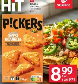 Selgros Pickers Nacho Cheese Triangles oferta