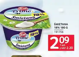 Selgros Zott Primo Smietana 18% oferta
