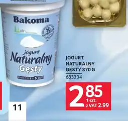 Selgros Bakoma Jogurt Naturalny Gęsty oferta