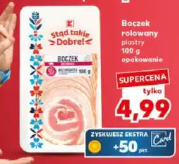 Kaufland Boczek rolowany plastry oferta