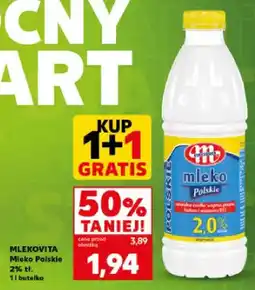 Kaufland Mleko polskie 2% tł oferta
