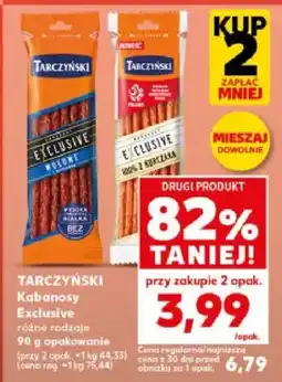 Kaufland Kabanosy Exclusive różne rodzaje oferta