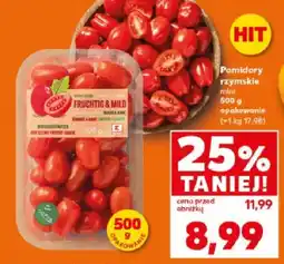 Kaufland Pomidory rzymskie mini oferta