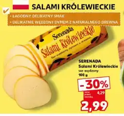 Kaufland Salami Królewieckie ser wędzony oferta
