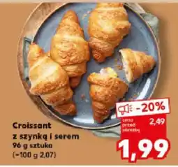 Kaufland Croissant z szynką i serem oferta