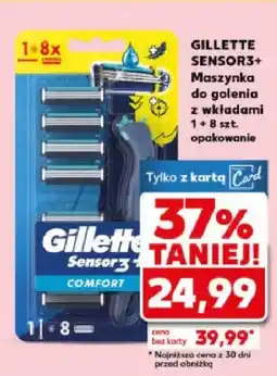 Kaufland Maszynka do golenia z wkładami Sensor3+ Comfort oferta