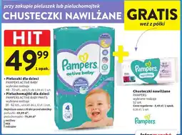 Intermarche Pieluchy dla dzieci Pampers Active Baby wybrane rodzaje oferta