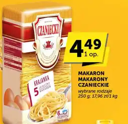 Groszek Makaron Czaniecki oferta