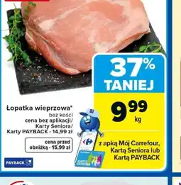 Carrefour Lopatka wieprzowa oferta