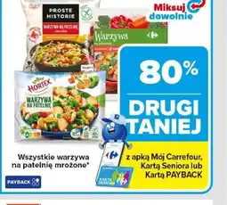 Carrefour Warzywa na patelnię mrożone oferta