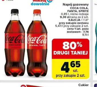 Napój Coca-Cola, Fanta, Sprite