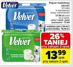 Carrefour Velvet Papier toaletowy oferta