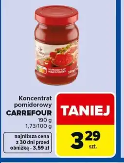 Carrefour Carrefour Koncentrat pomidorowy oferta