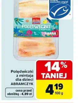 Carrefour Abramczyk Polędwiczki z mintaja oferta