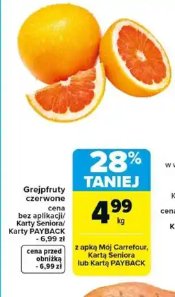 Carrefour Grejpfruty czerwone oferta