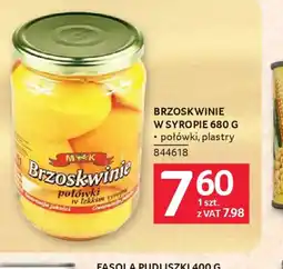 Selgros MYK Brzoskwinie w syropie oferta