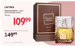 Rossmann Woda perfumowana unisex Khamrah Qahwa oferta