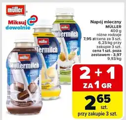 Carrefour Napój mleczny różne rodzaje oferta