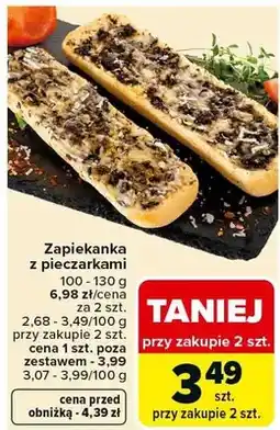 Carrefour Zapiekanka z pieczarkami oferta