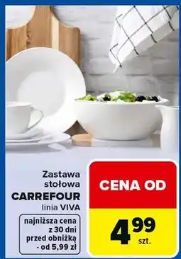 Carrefour Zastawa stołowa linia VIVA oferta