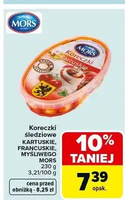 Carrefour Koreczki śledziowe kartuskie oferta