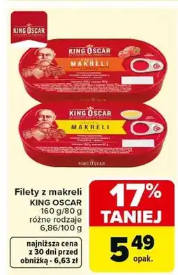 Carrefour Filety z makreli różne rodzaje oferta