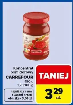 Carrefour Koncentrat pomidorowy oferta