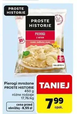 Carrefour Pierogi mrożone z serem oferta