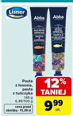 Carrefour Pasta z łososia oferta