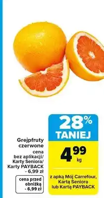 Carrefour Grejpfruty czerwone oferta