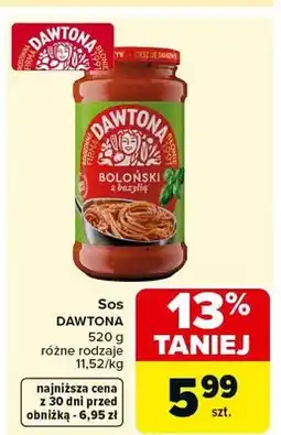 Carrefour Sos boloński z bazylią oferta
