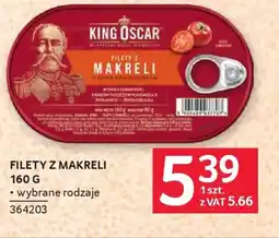 Selgros King Oscar Filety z makreli oferta