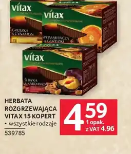 Selgros Vitax Herbata rozgrzewająca oferta