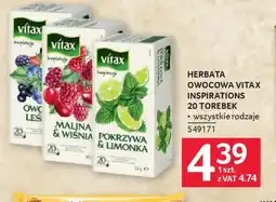 Selgros Vitax Herbata owocowa Inspirations oferta