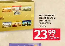 Selgros Zestaw herbat Ahmad Classic Selection oferta
