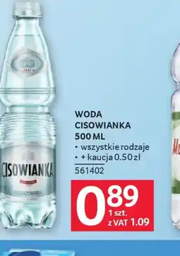 Selgros Woda Cisowianka oferta