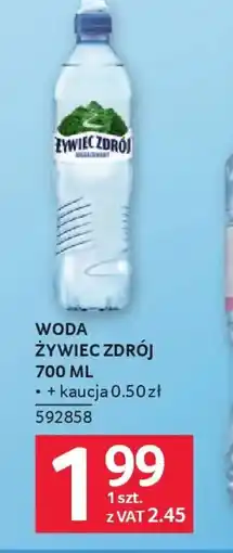 Selgros Woda Zywiec Zdrój oferta