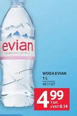 Selgros Woda Evian oferta