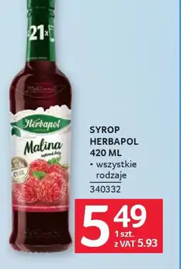 Selgros Syrop Herbapol Malina oferta