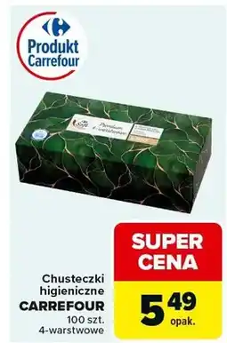 Carrefour Chusteczki higieniczne 4-warstwowe oferta