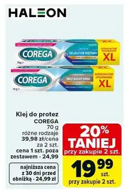 Carrefour Klej do protez delikatnie miętowy oferta