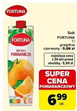Carrefour Sok 100% pomarańcza oferta